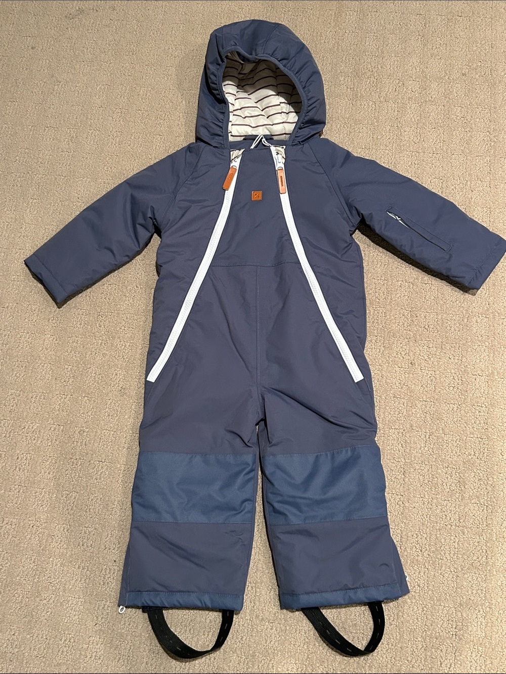 Northern Classics Unisex Water Repellent Snowsuit Winter Bunting Sz 18M NWT $198